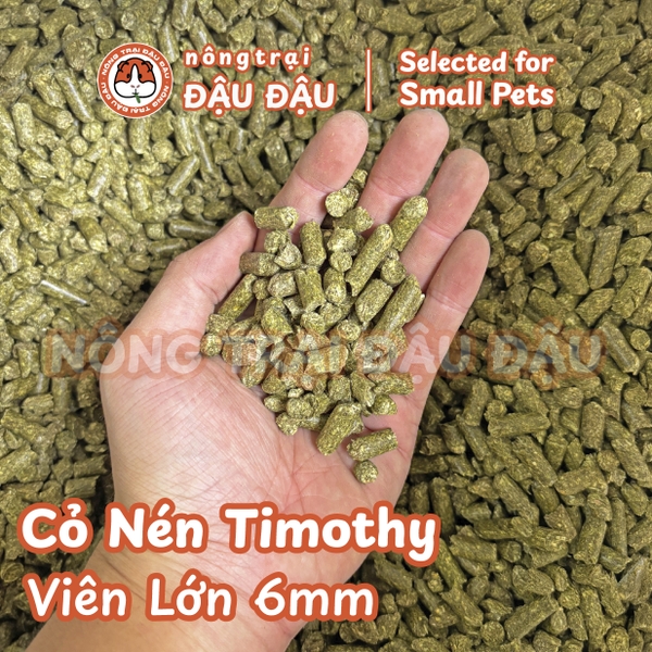 Cỏ Viên Timothy - Hạt Lớn 6mm - Bịch 500g