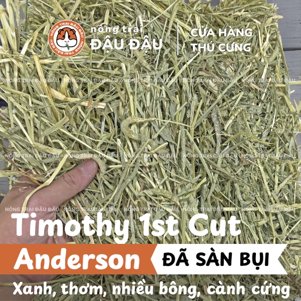 Cỏ Timothy Cho Thỏ, Bọ Ú, Chinchilla Giàu Chất Xơ 1kg