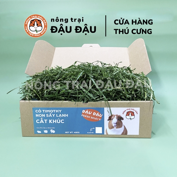 Cỏ Timothy Sấy Lạnh 50% Lá Cắt Khúc - Đậu Đậu Fresh Select