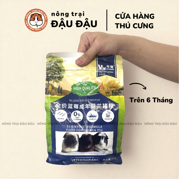 Cỏ Nén Timothy Cho Bọ Ú Chuột Lang Niu Chong Giàu Chất Xơ Bổ Sung Việt Quất 800g