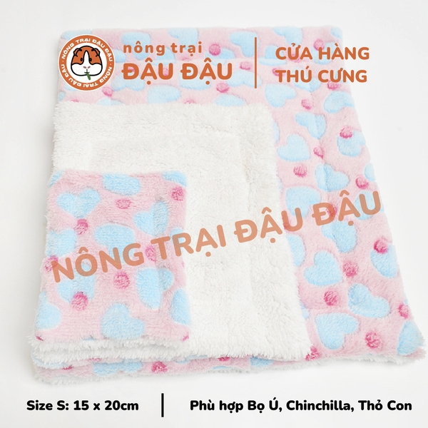 Đệm Bông Cho Bọ Ú, Thỏ, Chinchilla Mềm Mịn Ấm Ấp