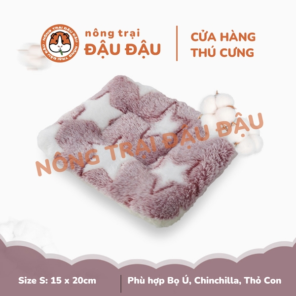Đệm Bông Cho Bọ Ú, Thỏ, Chinchilla Mềm Mịn Ấm Ấp