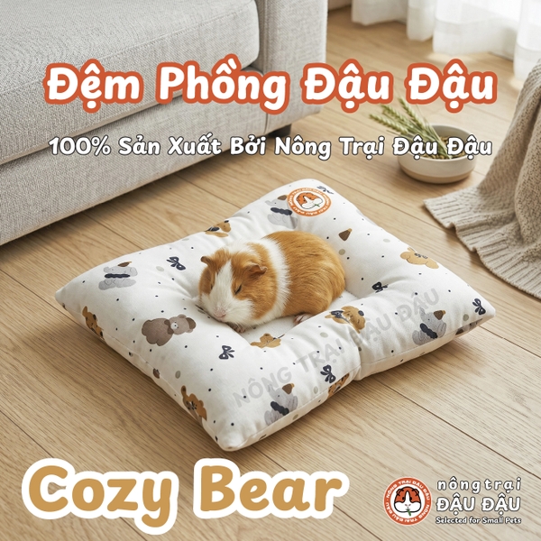Đệm Cho Bọ Ú, Thỏ, Chinchilla, Thú Nhỏ Đệm Phồng Thoải Mái Thoáng Mát
