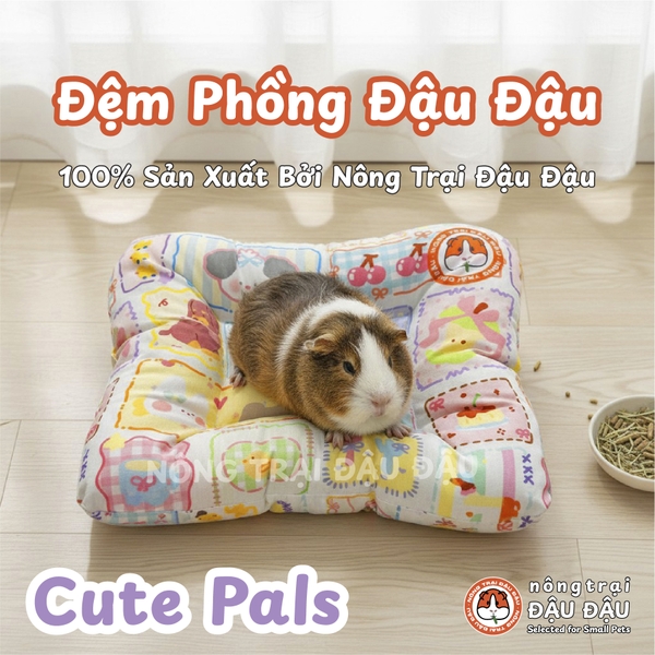 Đệm Cho Bọ Ú, Thỏ, Chinchilla, Thú Nhỏ Đệm Phồng Thoải Mái Thoáng Mát