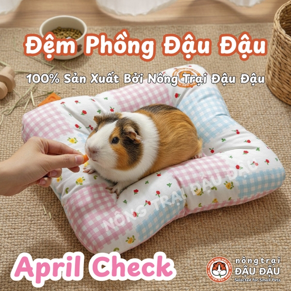 Đệm Cho Bọ Ú, Thỏ, Chinchilla, Thú Nhỏ Đệm Phồng Thoải Mái Thoáng Mát