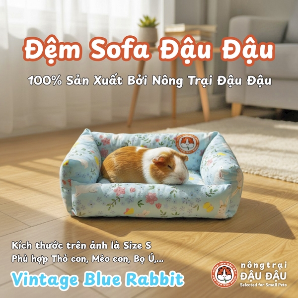 Đệm Sofa Cho Bọ Ú, Thỏ, Chó, Mèo, Thú Nhỏ Đệm Vải Thoáng Mát Phù Hợp 4 Mùa