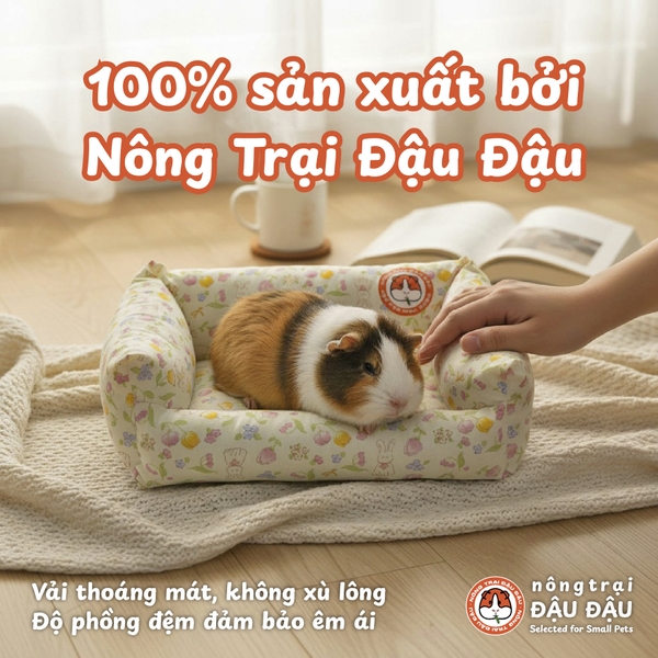 Đệm Sofa Cho Bọ Ú, Thỏ, Chó, Mèo, Thú Nhỏ Đệm Vải Thoáng Mát Phù Hợp 4 Mùa