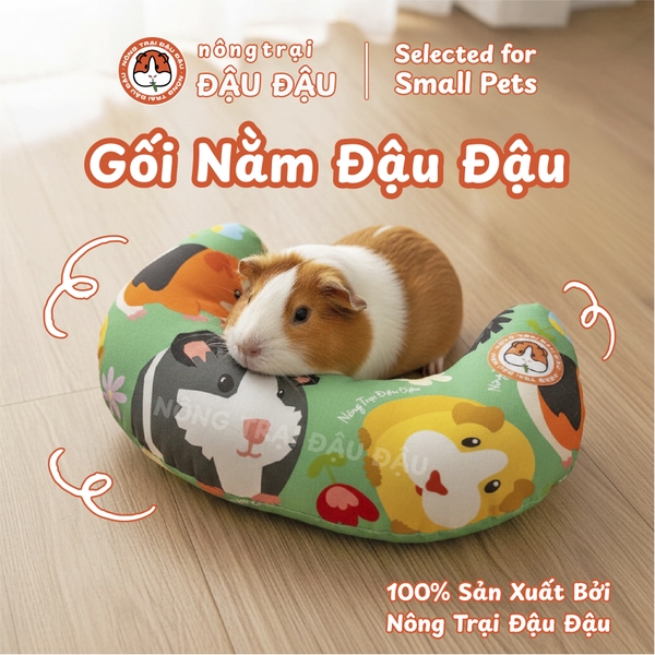 Gối Nằm Đậu Đậu Chuyên Dụng Cho Bọ Ú, Thỏ, Thú Nhỏ, Chó, Mèo