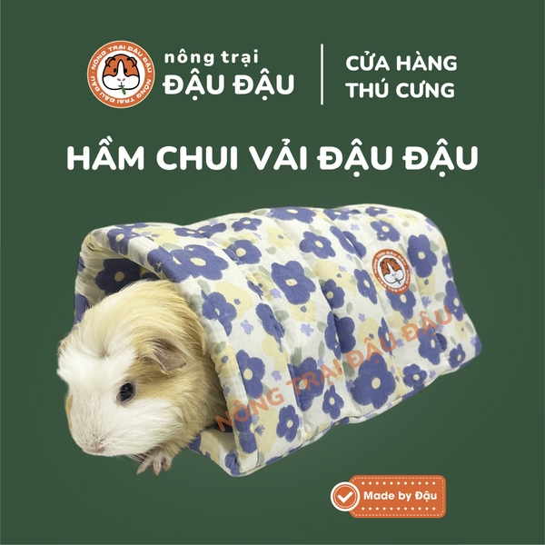 Hầm Chui Cho Bọ Ú Chuột Lang, Hamster Hầm Chui Vải Đậu Đậu
