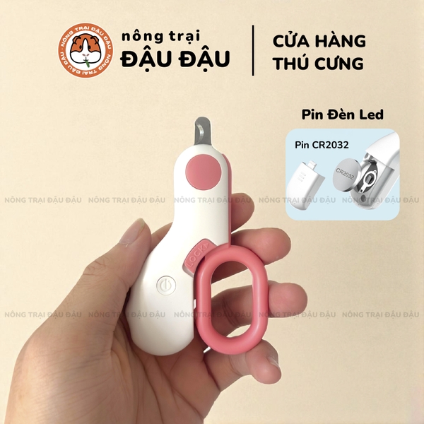 Kìm Cắt Móng Kéo Cắt Móng Cho Thỏ, Bọ Ú, Chó, Mèo Có Đèn Led