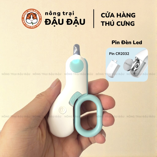 Kìm Cắt Móng Kéo Cắt Móng Cho Thỏ, Bọ Ú, Chó, Mèo Có Đèn Led
