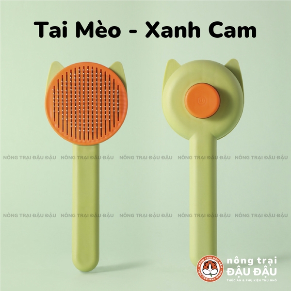 Lược Chải Lông Cho Thỏ, Bọ Ú, Chinchilla, Chó, Mèo Có Nút Bấm Đẩy Lông
