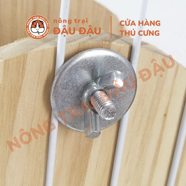 Máng Cỏ Gỗ Cho Thỏ, Bọ Ú, Chinchilla Gắn Chuồng