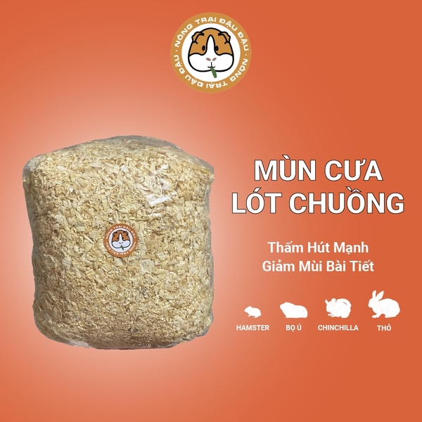 Mùn Cưa Lót Chuồng Cho Thỏ, Bọ Ú, Hamster, Chinchilla 1kg