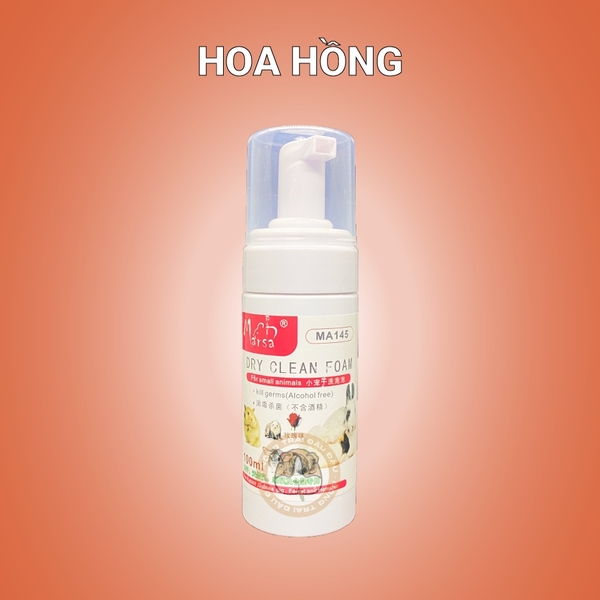 Sữa Tắm Khô Marsa Cho Thỏ, Bọ Ú, Hamster, Chinchilla 100ml