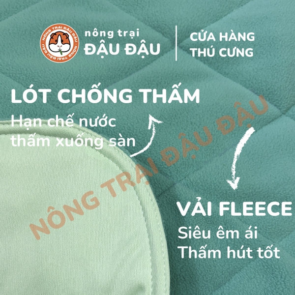 Thảm Thấm Hút Lót Chuồng Cho Thỏ, Bọ Ú (Chuột Lang) Đậu Đậu Pee Pads