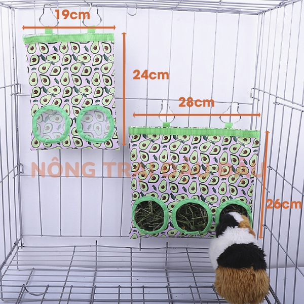 Túi Đựng Cỏ Khô Cho Thỏ, Bọ Ú, Chinchilla Tiện Lợi