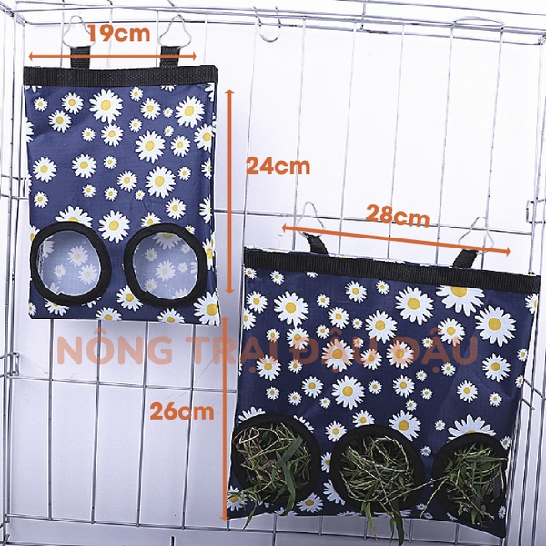 Túi Đựng Cỏ Khô Cho Thỏ, Bọ Ú, Chinchilla Tiện Lợi