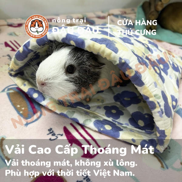 Túi Ngủ Trú Ẩn Cho Bọ Ú Chuột Lang Vải Thoáng Mát