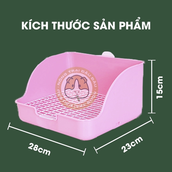 Khay Vệ Sinh Cho Thỏ, Bọ Ú, Chinchilla Size Trung