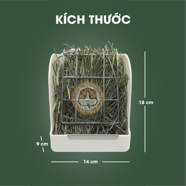 Máng Kẹp Cỏ Cho Thỏ, Bọ Ú, Chinchilla Tiết Kiệm Cỏ Chống Rơi Cỏ