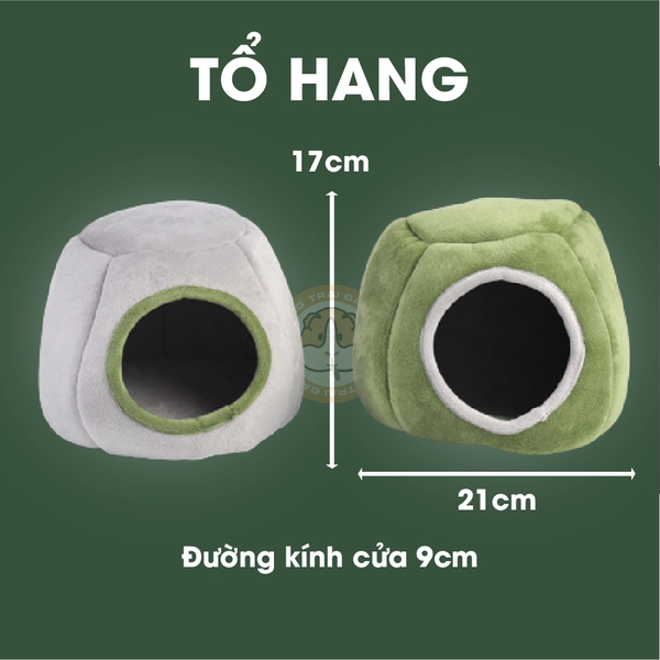 Nhà Ngủ Bông Cho Bọ Ú, Hamster Ấm Áp
