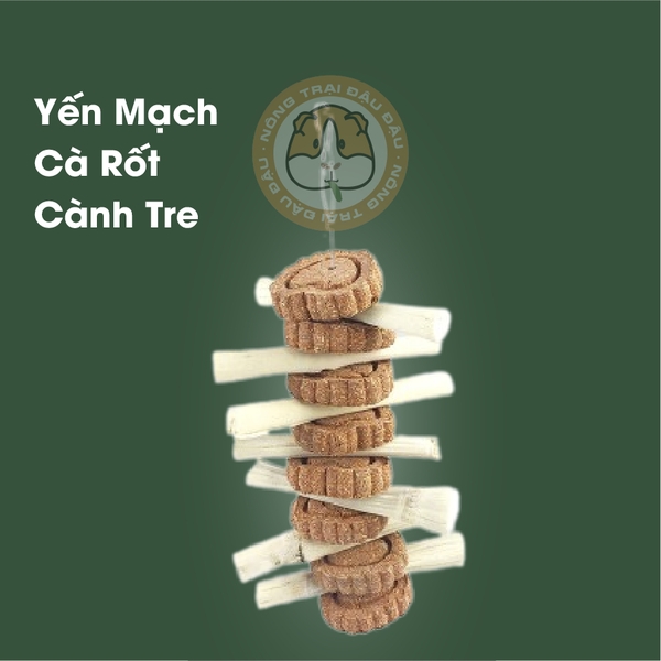 Dây Bánh Cỏ Mài Răng Hỗ trợ Giảm Stress Thức Ăn Cho Thỏ, Bọ Ú, Chinchilla