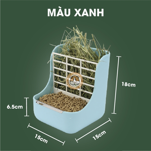 Máng Ăn Cho Thỏ, Bọ Ú, Chinchilla Máng Ăn 2 Trong 1 Tiện Lợi