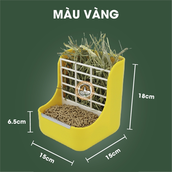 Máng Ăn Cho Thỏ, Bọ Ú, Chinchilla Máng Ăn 2 Trong 1 Tiện Lợi