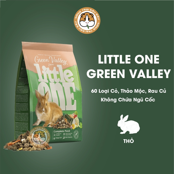 Thức Ăn Little One Cao Cấp Cho Thỏ Với 60 Loại Cỏ, Thảo Mộc Và Rau Củ