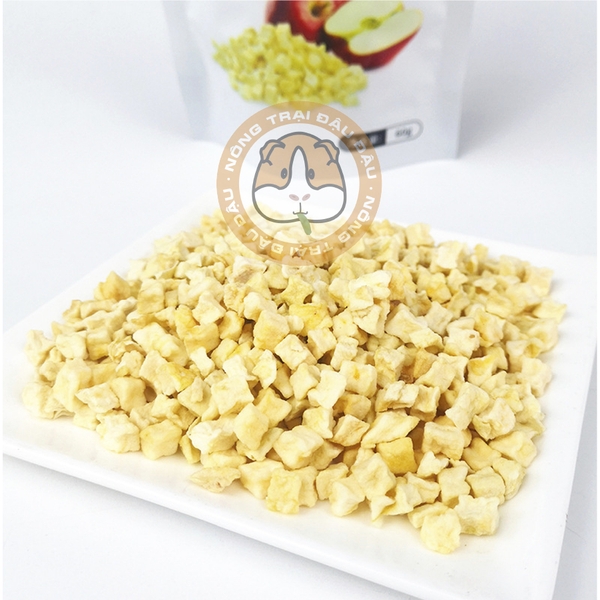 Táo Sấy Ăn Vặt Cho Thỏ, Bọ Ú, Hamster Giàu Vitamin 60g