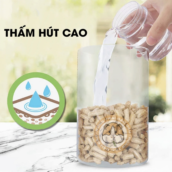 Gỗ Nén Lót Chuồng Jolly Cho Thỏ, Bọ Ú, Chinchilla Gỗ Bạch Dương 2.5kg