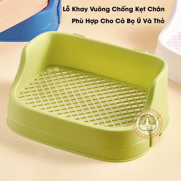 Khay Vệ Sinh Cho Thỏ, Bọ Ú, Chinchilla Cao Cấp Tiện Lợi Hiệu Jessie