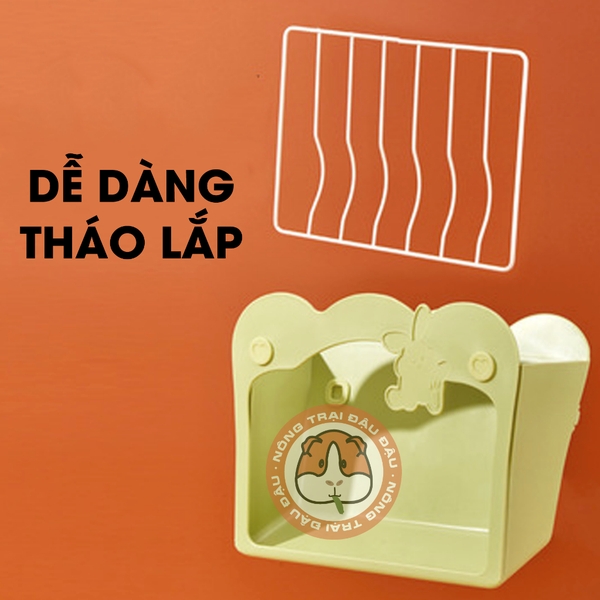 Máng Cỏ Cho Thỏ, Bọ Ú, Chinchilla Jessie Cao Cấp Tiện Lợi