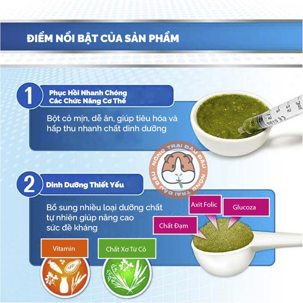 Bột Cỏ Phục Hồi Sức Khoẻ Khẩn Cấp Cho Thỏ, Bọ Ú, Chinchilla DrBunny Procare DR359 150g