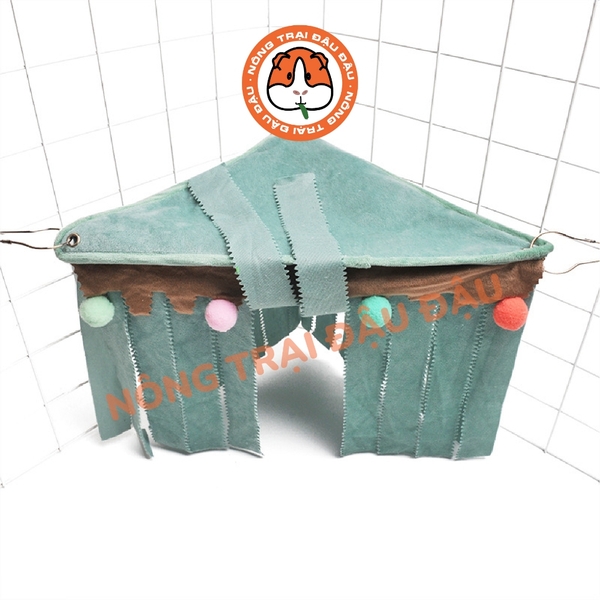 Rèm Che Trú Ẩn Cho Bọ Ú, Hamster, Sóc, Nhím Rèm Che 3 Mặt