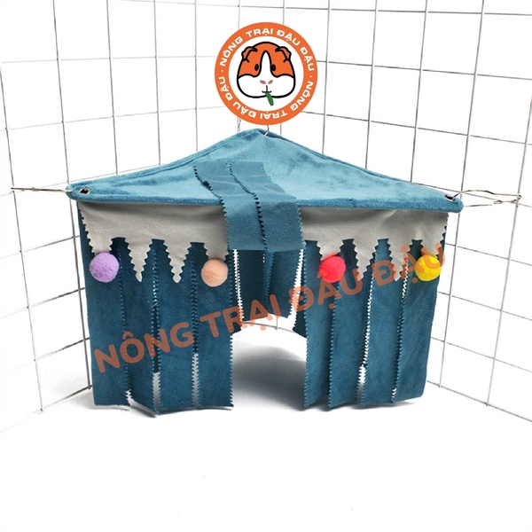 Rèm Che Trú Ẩn Cho Bọ Ú, Hamster, Sóc, Nhím Rèm Che 3 Mặt