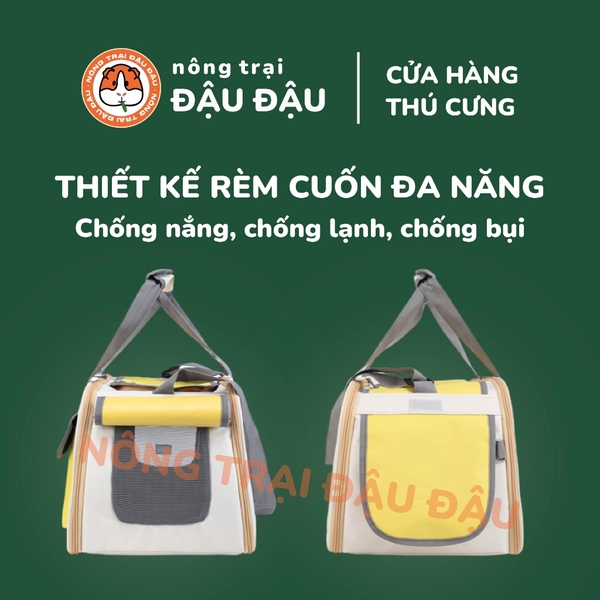Túi Vận Chuyển Cho Thỏ, Bọ Ú, Chinchilla, Chó, Mèo, Thú Cưng Rộng Thoáng Khí Đa Năng