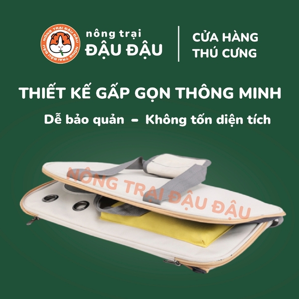 Túi Vận Chuyển Cho Thỏ, Bọ Ú, Chinchilla, Chó, Mèo, Thú Cưng Rộng Thoáng Khí Đa Năng