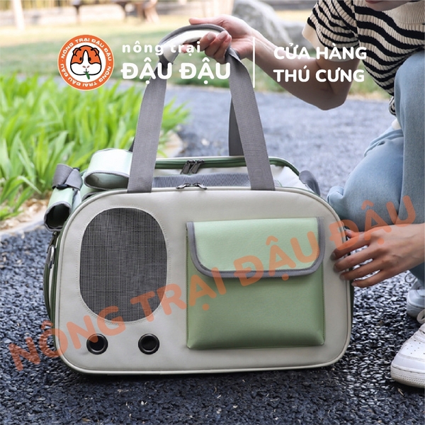 Túi Vận Chuyển Cho Thỏ, Bọ Ú, Chinchilla, Chó, Mèo, Thú Cưng Rộng Thoáng Khí Đa Năng