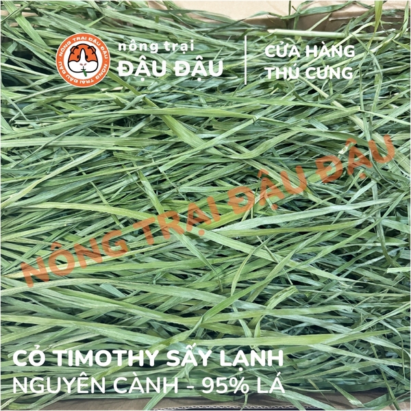 Cỏ Timothy Sấy Lạnh 95% Lá Nguyên Cành - Đậu Đậu Fresh Select