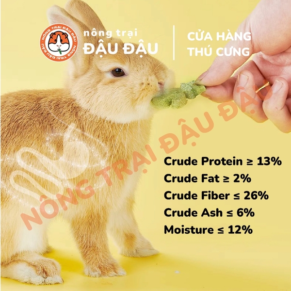 Bánh Cỏ Yee Berry Troubles Cho Thỏ, Bọ Ú, Chinchilla Hộp 100g