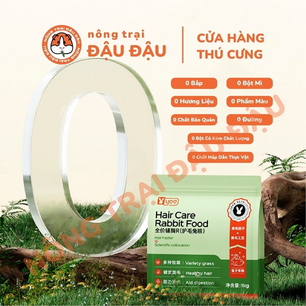 Cỏ Nén Yee Cho Thỏ Hạt Phồng Chăm Sóc Lông 1kg