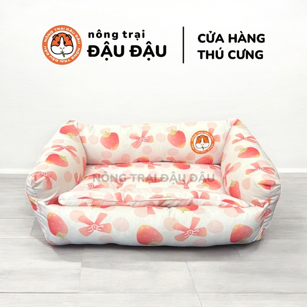 Đệm Sofa Cho Bọ Ú, Thỏ, Chó, Mèo, Thú Nhỏ Đệm Vải Thoáng Mát Phù Hợp 4 Mùa