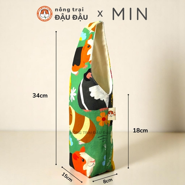 Túi Đựng Ly Túi Đựng Bình Nước Giữ Nhiệt Vải 2 Lớp Dày Dặn