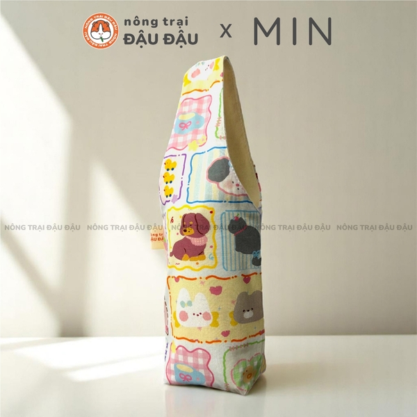 Túi Đựng Ly Túi Đựng Bình Nước Giữ Nhiệt Vải 2 Lớp Dày Dặn