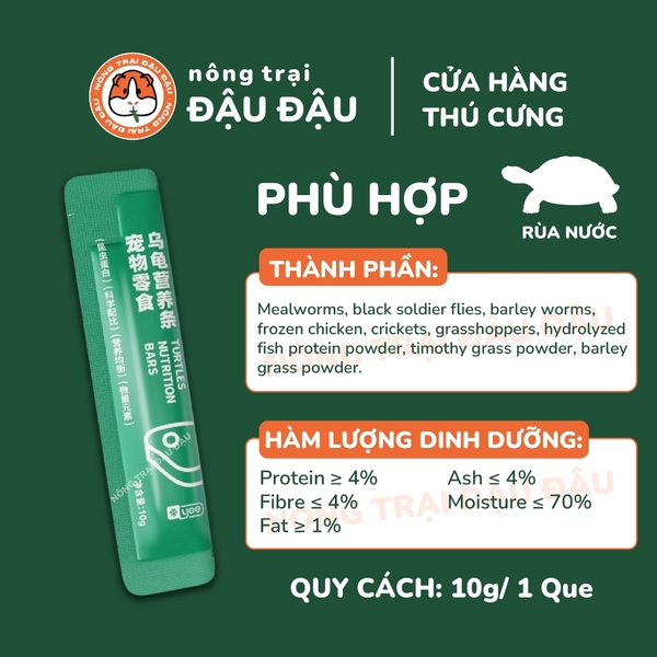 Thức Ăn Cho Rùa Súp Thưởng Cho Rùa Yee Giàu Dinh Dưỡng