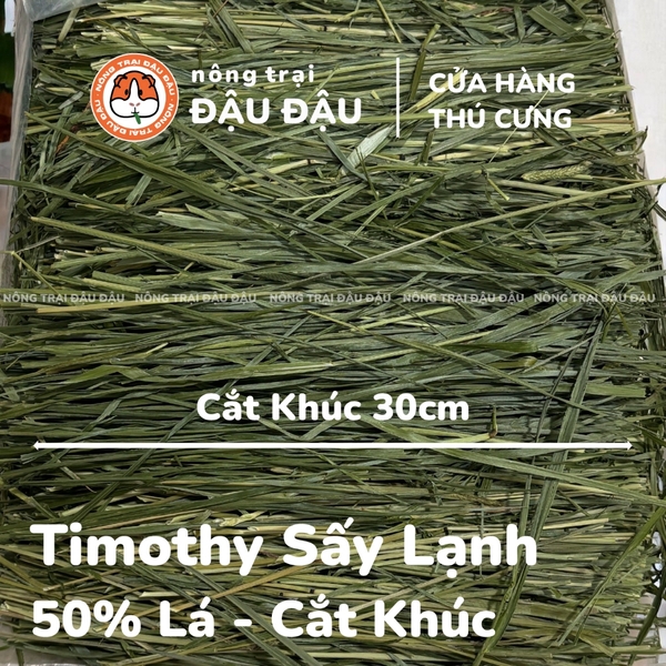 Cỏ Timothy Sấy Lạnh 50% Lá Cắt Khúc - Đậu Đậu Fresh Select