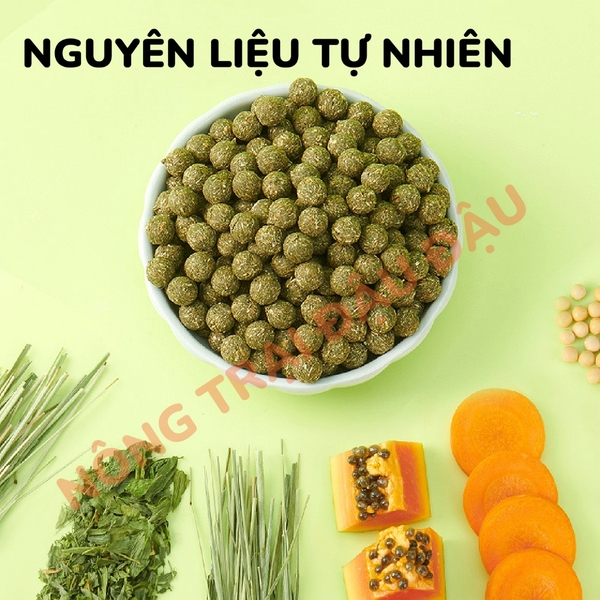 Viên Cỏ Tiêu Búi Lông Hỗ Trợ Tiêu Hoá Cho Thỏ Yee Hộp 45g