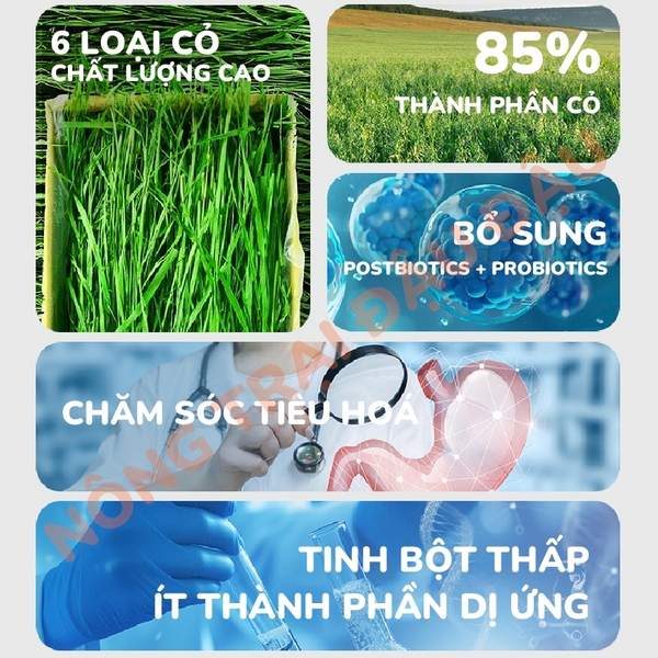 Bánh Cỏ Sợi Yee Cho Thỏ, Bọ Ú, Chinchilla 85% Thành Phần Từ Cỏ 280g